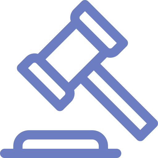 Premium legal support icon